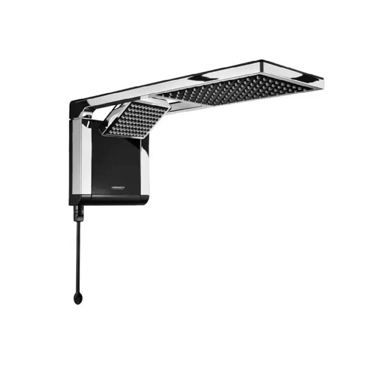 Chuveiro acqua duo ultra 7800W preto e cromado 220V - LORENZETTI